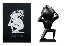 Load image into Gallery viewer, CLEON PETERSON &#39;World on Fire&#39; Ceramic Art Sculpture