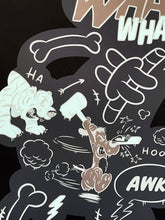 Load image into Gallery viewer, COTÉ ESCRIVA &#39;WHAM&#39; (neon green) Screen Print - Signari Gallery 