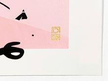 Load image into Gallery viewer, DS &#39;Miley&#39;s Smash Hits&#39; (pink) Hand-Finished Silkscreen Print - Signari Gallery 