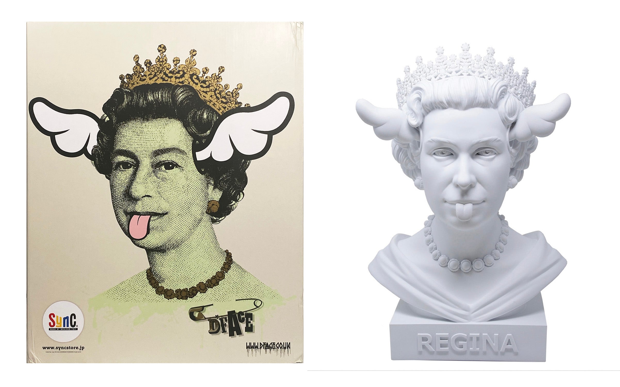 D*FACE x Sync x Medicom 'Dog Save the Queen' Sculpture | Signari