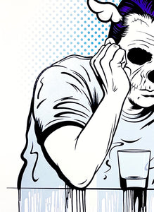 D*FACE 'Left for Dead' 10-Color Screen Print - Signari Gallery 
