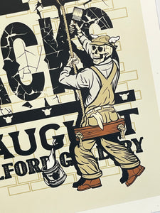 D*FACE 'Painting Over the Cracks' Limited Edition Show Print - Signari Gallery 