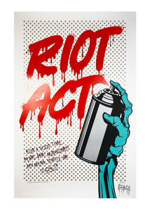 D*FACE x PEARL JAM 'Riot Act' Screen Print - Signari Gallery 