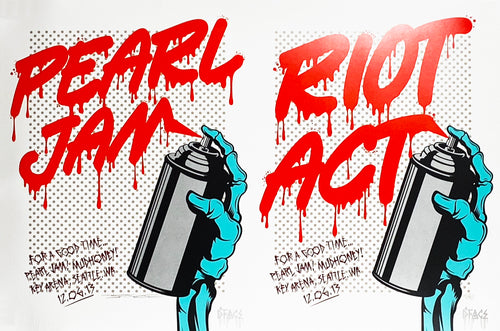 D*FACE x PEARL JAM 'Riot Act' Double-Screen Print