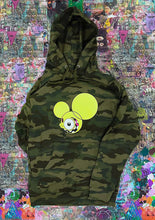 Load image into Gallery viewer, DALEK &#39;Spacemonkey&#39; (green camo) Pullover Hoodie