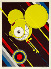Load image into Gallery viewer, DALEK &#39;Spacemonkey: Flying High&#39; Screen Print (31)