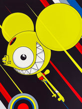 Load image into Gallery viewer, DALEK &#39;Spacemonkey (Flying High)&#39; Screen Print