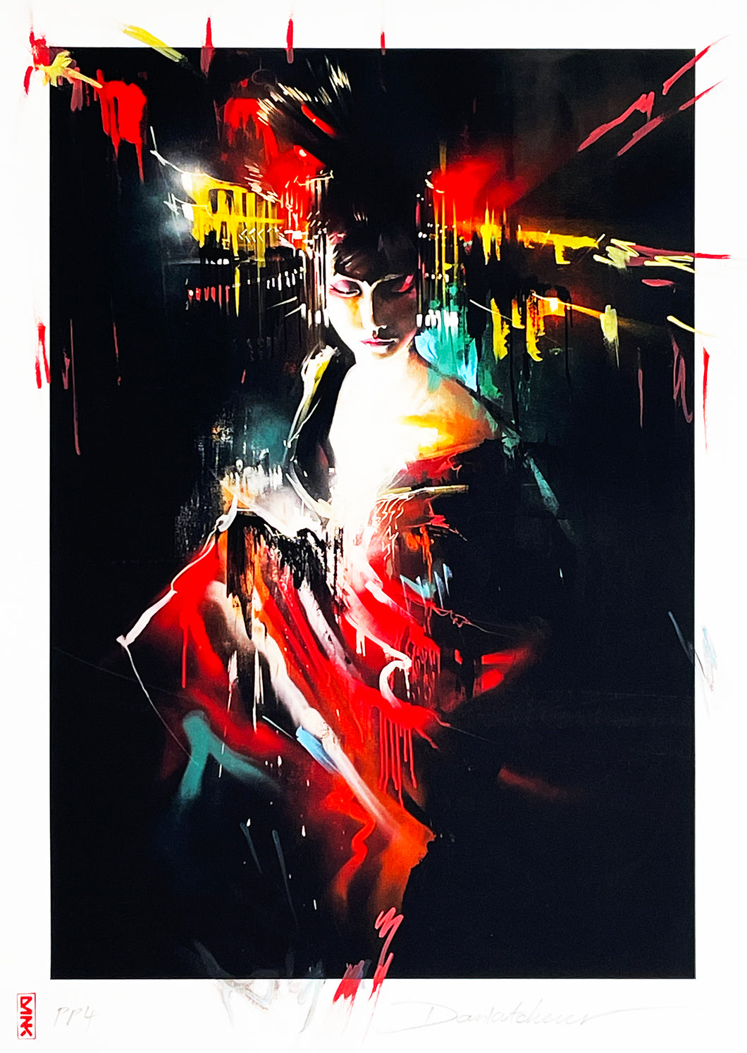 DAN KITCHENER 'Butterfly' Hand-Finished Giclée Print