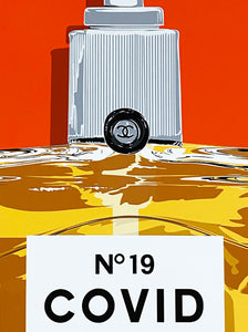DENIAL 'COVID No. 19' (orange) Archival Pigment Print - Signari Gallery 