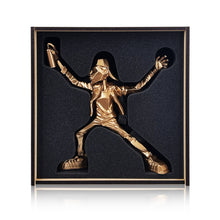 Load image into Gallery viewer, DONDI WHITE &#39;Air Dondi: Legacy&#39; (gold) Resin Art Sculpture
