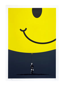 EELUS 'Hold On To What You Got' (Smiley) Screen Print - Signari Gallery 
