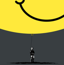 Load image into Gallery viewer, EELUS &#39;Hold On To What You Got&#39; (Smiley) Screen Print - Signari Gallery 