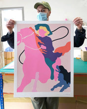 Load image into Gallery viewer, EELUS &#39;The Pursuit&#39; 8-Color Screen Print