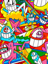 Load image into Gallery viewer, EL PEZ &#39;Catch the Stars&#39; (ver. III) Serigraph Print