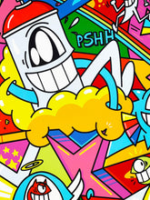 Load image into Gallery viewer, EL PEZ &#39;Catch the Stars&#39; (ver. III) Serigraph Print