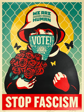 Load image into Gallery viewer, ERNESTO YERENA x SHEPARD FAIREY &#39;Vote! Stop Fascism&#39; Screen Print