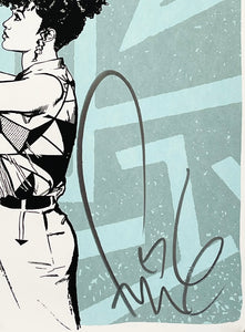 FAILE 'The Size of the Fight' Screen Print - Signari Gallery 