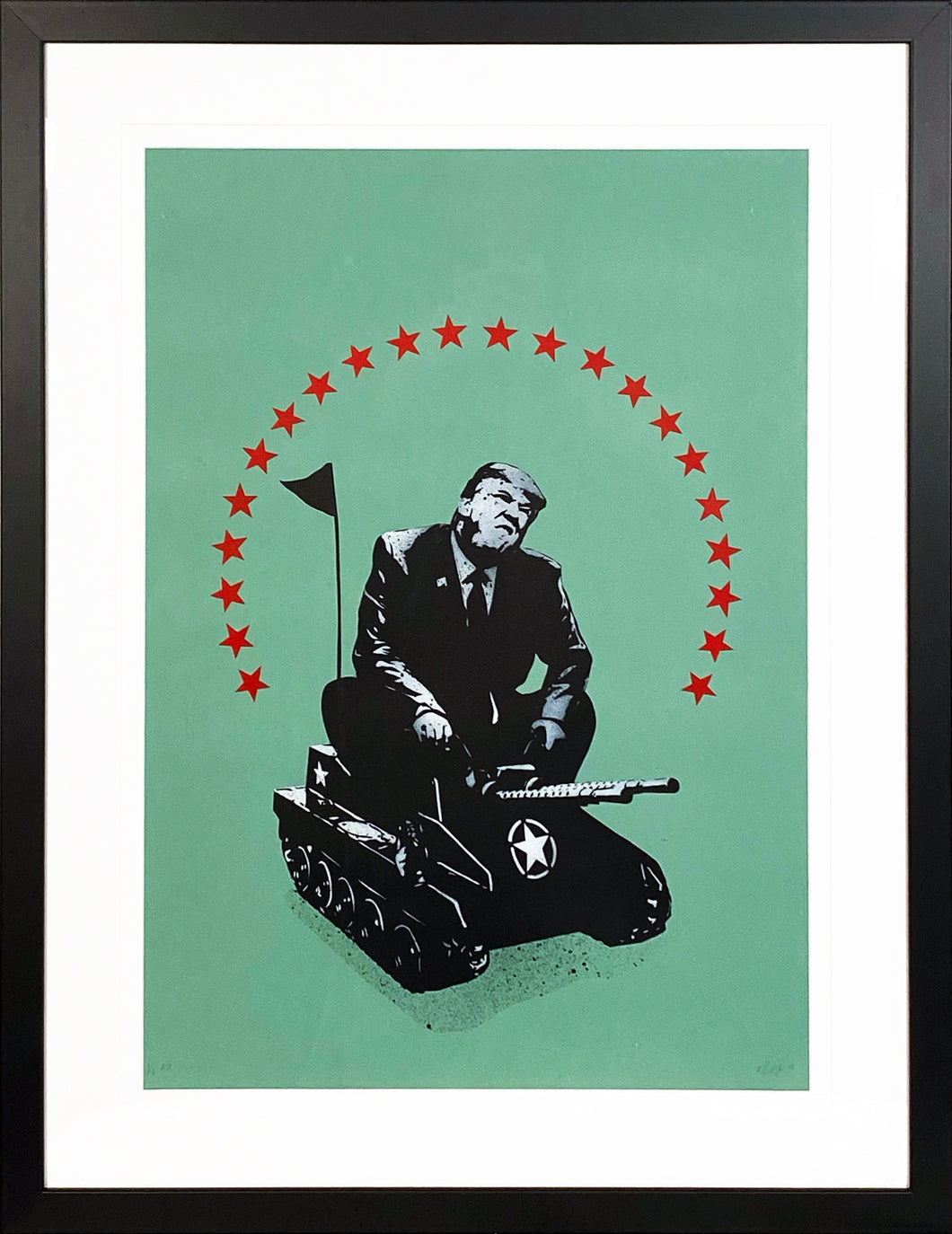 FAKE 'Big Boy' (pale green) Framed Screen Print