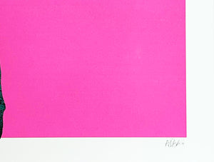 FAKE 'Code Black' (pink) 7-Color Screen Print