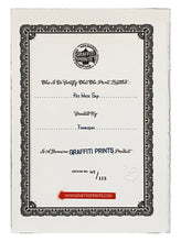 Load image into Gallery viewer, FANAKAPAN &#39;Pet Hate&#39; (blue) 24-Color Screen Print (#107) - Signari Gallery 