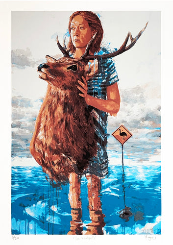 FINTAN MAGEE 'The Road Kill' Hand-Finished Serigraph Print