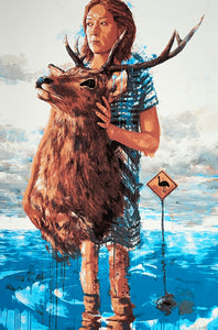 FINTAN MAGEE 'The Road Kill' Hand-Finished Serigraph Print