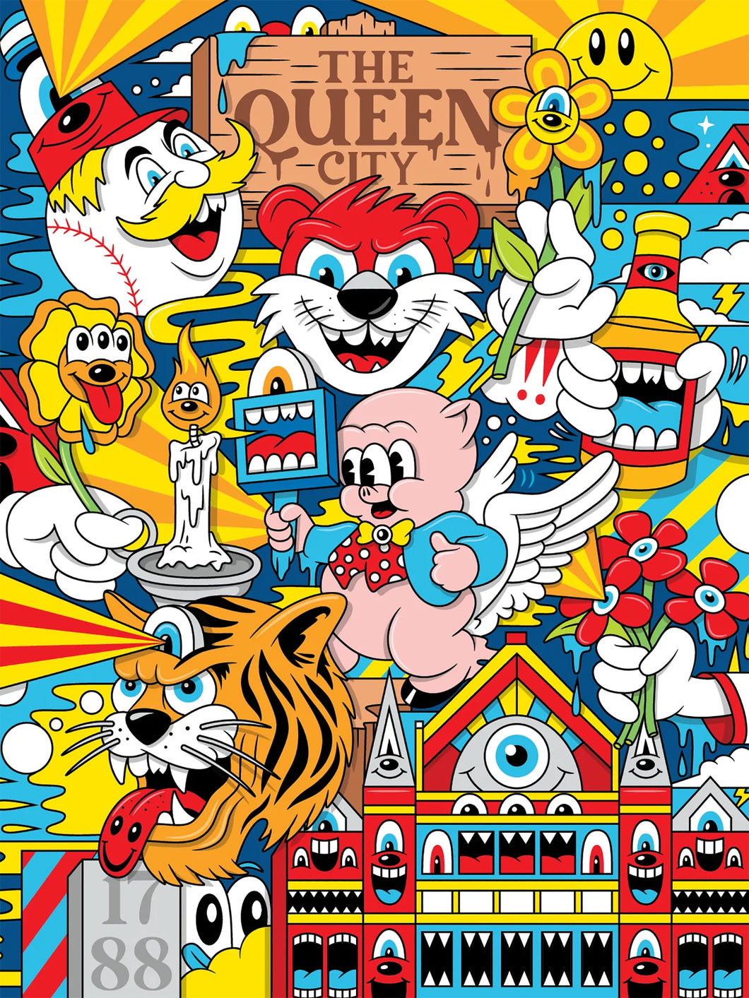 GREG MIKE 'Queen City' Giclée Print - Signari Gallery 