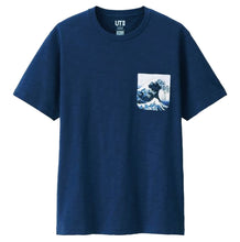 Load image into Gallery viewer, HOKUSAI x Uniqlo &#39;The Great Wave&#39; (blue) T-Shirt