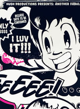 Load image into Gallery viewer, HUSH &#39;Luv Your Vinyl&#39; (pink) Screen Print (#43) - Signari Gallery 