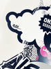 HUSH 'Luv Your Vinyl' (pink) Screen Print (#43) - Signari Gallery 