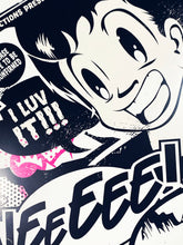 Load image into Gallery viewer, HUSH &#39;Luv Your Vinyl&#39; (pink) Screen Print (#43) - Signari Gallery 