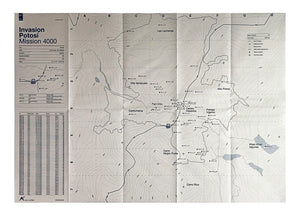 INVADER 'Invasion Potosí, Bogota (#27)' Offset Lithograph Map - Signari Gallery 
