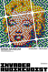 INVADER x MIMA Museum 'Invader Rubikcubist' Original 10-Poster Set - Signari Gallery 