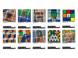 INVADER x MIMA Museum 'Invader Rubikcubist' Original 10-Poster Set - Signari Gallery 