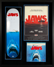 Load image into Gallery viewer, MATT FERGUSON &#39;Jaws&#39; Offset Litho + Skate Deck + Spielberg LP Framed