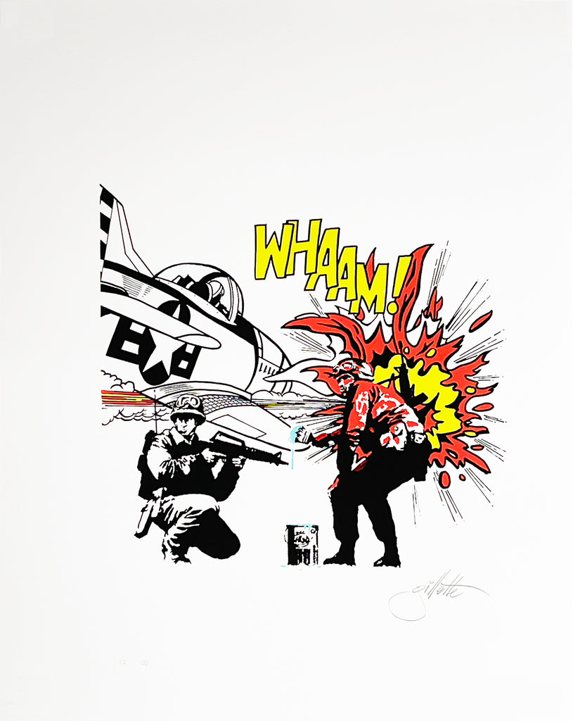 JEFF GILLETTE 'Art in Action: Lichtenstein' Archival Pigment Print