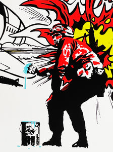 JEFF GILLETTE 'Art in Action: Lichtenstein' Archival Pigment Print