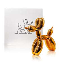Load image into Gallery viewer, BALLOON DOG (orange) Designer Resin Art Sculpture - Signari Gallery 