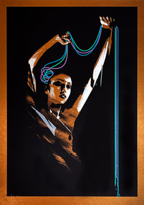 JOHN DOE 'Reflex' (Bronze) Screen Print - Signari Gallery 