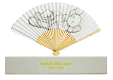 Load image into Gallery viewer, KAWS &#39;Singapore: Fan&#39; Collectible Paper/Bamboo Fan