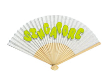 Load image into Gallery viewer, KAWS &#39;Singapore: Fan&#39; Collectible Paper/Bamboo Fan