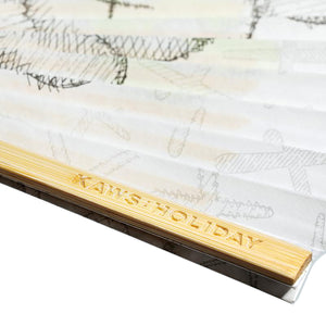 KAWS 'Singapore: Fan' Collectible Paper/Bamboo Fan