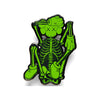 KAWS x NGV 'Skeleton' (green) Enamel Pin