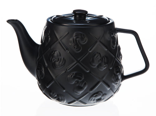 KAWS x DDT 'XX Teapot' (black) Ceramic Teapot