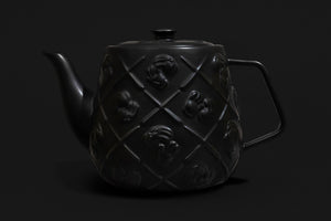 KAWS x DDT 'XX Teapot' (black) Ceramic Teapot