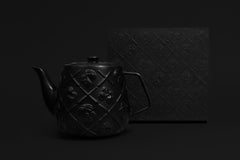 KAWS x DDT 'XX Teapot' (black) Ceramic Teapot | Signari Gallery