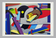 Load image into Gallery viewer, KAWS &#39;Where the End Starts&#39; Original Show Card Framed
