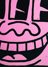 Load image into Gallery viewer, KEITH HARING &#39;3-Eyed Face&#39; (pink) Offset Lithograph - Signari Gallery 