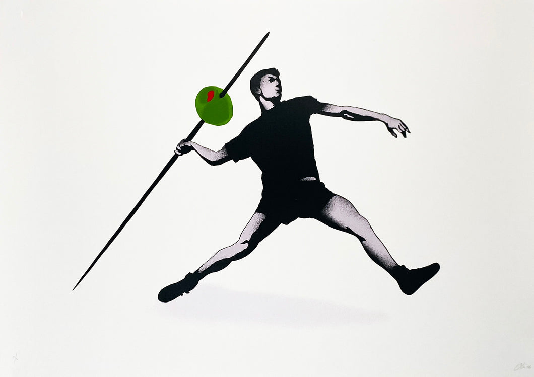 KUNSTRASEN 'Martini Hunter' Screen Print - Signari Gallery 