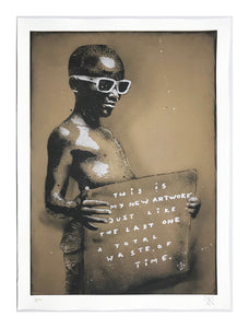 L.E.T. 'Total Waste of Time' (Brown Paper Bag) Screen Print